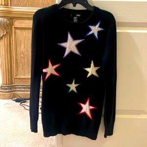 100 % cashmere size XS black with star